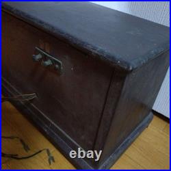 Antique Vintage Tube Radio Old Valve Receiver Not Tested Power Unable Japan