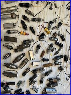 Antique Vintage Tube Radio Parts Lot For Repairs