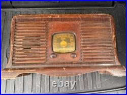 Antique Vintage radio with tubes, free shipping estate sale find