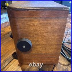 Antique Western Royal Radio Model W6D18 Works Fantastic Including Dial Light