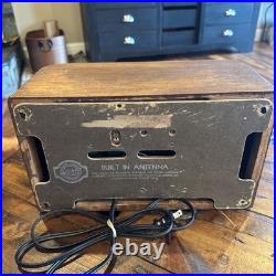 Antique Western Royal Radio Model W6D18 Works Fantastic Including Dial Light