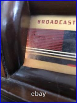 Antique Wood General Electric Vintage Tube Radio Model 4914 Bakelite 1930's