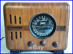 Antique Zenith tube radio model 5S-218 Original condition Vintage 1930s