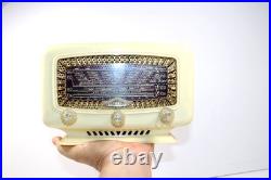 Antique old Radialva Super Clips TUBE radio vintage very small midget size