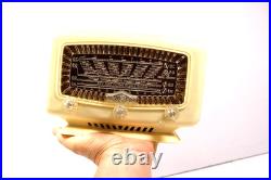 Antique old Radialva Super Clips TUBE radio vintage very small midget size