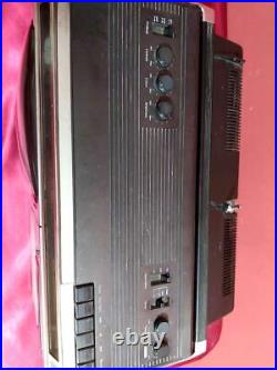 Antique vintage radio. Collectable item. Decorative radio tv cassette player
