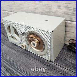 Antiques Arvin 851T 1954 Bakelite Tube Table Radio Vintage Cream MCM Tested WORK