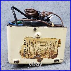 Arvin Model 422 Tube Radio AM Mini Metal Case 1940's Vintage Tested Works
