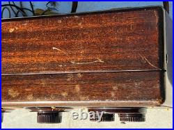 Atwater Kent Model 20 Compact Vintage Tube Radio With Original Shipping Box Nice