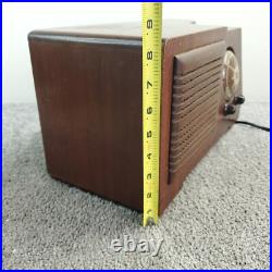 Automatic Radio Mfg. Corp 613X Tube Radio Wooden AM Vintage RARE Working