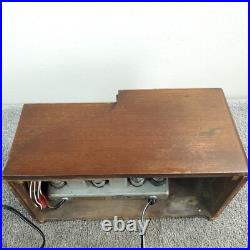 Automatic Radio Mfg. Corp 613X Tube Radio Wooden AM Vintage RARE Working