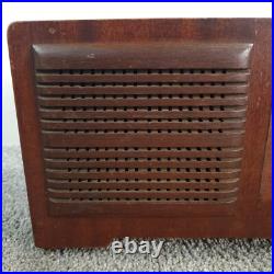 Automatic Radio Mfg. Corp 613X Tube Radio Wooden AM Vintage RARE Working