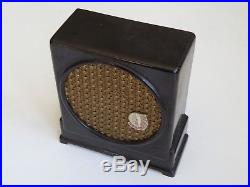 Awesome Rare Vintage Chieftain Valve Tube Radio Bakelite Speaker 3 Rola Model C