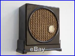 Awesome Rare Vintage Chieftain Valve Tube Radio Bakelite Speaker 3 Rola Model C