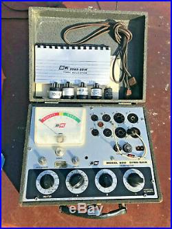B&K Dyna-Quik 600 Vintage Tube Tester Guitar Amplifier Ham CB AM Radio TV