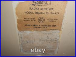 Bakelite Tube Radio Sonora Old Retro Restored & Working Vintage! Very Nice