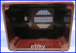 Beautiful Empty Bakelite Swirled Case Not Tube Radio Vintage Electro Air Ozonato