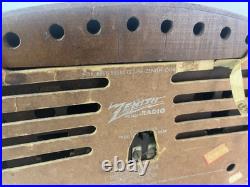 Beautiful Vintage Antique Zenith Radio Model 6D2614 Tube