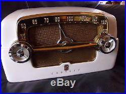 Beautiful Vintage CROSLEY E15WE Dashboard Tube RADIO, Original Condition, 1953