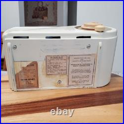 Beautiful Vtg Farnsworth Bullet Art Deco Style Radio GT-051 Looks & Plays EXE