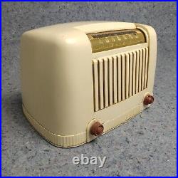 Bendix Tube Radio Vintage Bakelite AM Tabke Radio For Parts Not Working