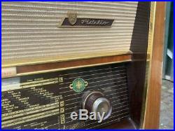 Brown Beauty Nordmende Fidelio 58 Schallkompressor tube radio vintage 1958