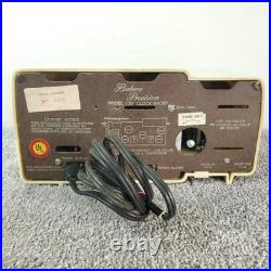 Bulova Tube Radio Model 100 Clock Radio AM White Gold Vintage MCM Recapped Works Bulova Tube Radio Model 100 Clock Radio AM White Gold Vintage MCM Recapped Works