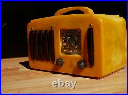 Catalin Radio Emerson ArtDeco Art Deco Bakelite Vintage Tube EP 375 5+1