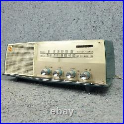 Channel Master 6534 Tube Radio AM/FM Made In Japan Vintage 1960's Green Works