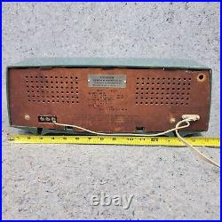 Channel Master 6534 Tube Radio AM/FM Made In Japan Vintage 1960's Green Works