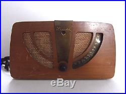 Charles and Ray Eames Zenith Radio Model 6D030 1949 Vintage Wood Case Tube Radio