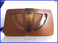 Charles and Ray Eames Zenith Radio Model 6D030 1949 Vintage Wood Case Tube Radio