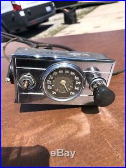 Chevy 1937 1938 Vintage Dash Radio Dial Head & Control Tube Box Chevrolet 37 38
