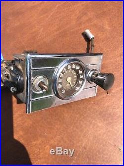 Chevy 1937 1938 Vintage Dash Radio Dial Head & Control Tube Box Chevrolet 37 38