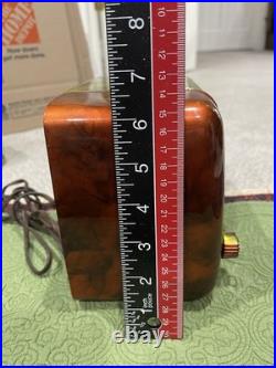 Clarion Vintage Tube Radio, Beautiful Two Tone Green Swirl (catalin like)