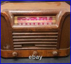 Classic Antique Vintage Philco Table Radio Works RARE