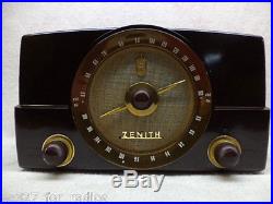 Classic Vintage Zenith Model G725 AM/FM Tube Radio-RESTORED