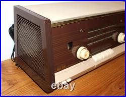 Clean Working Vintage Philips Norelco B4X12A/54 Tube Radio, Lights Work Clean Working Vintage Philips Norelco B4X12A/54 Tube Radio, Lights Work