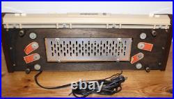 Clean Working Vintage Philips Norelco B4X12A/54 Tube Radio, Lights Work Clean Working Vintage Philips Norelco B4X12A/54 Tube Radio, Lights Work