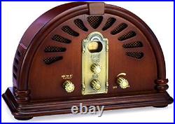 ClearClick Classic Vintage Retro Style AM/FM Radio with Bluetooth Handmade