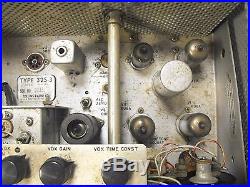 Collins 32S-3 Vintage Tube Ham Radio Transmitter for Parts or Restoration