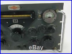 Collins 51J-3 Vintage Tube Military Ham Radio Receiver with Manual SN 8173