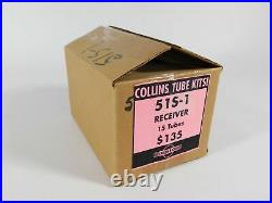 Collins 51S-1 Vintage Ham Radio Receiver NOS Tube Replacement Set