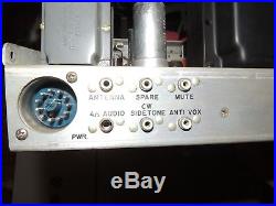 Collins 75S1 ham amateur receiver radio tube vintage withBFO crystal extra filter