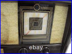 Constellation Model 1135 Bakelite Tube Radio Vintage Works No Back Cover