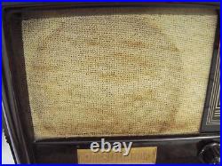Constellation Model 1135 Bakelite Tube Radio Vintage Works No Back Cover