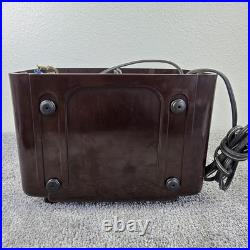 Crosley 628B AM/SW Tube Radio The Sixer Bakelite Tabletop Vintage 1930's Working