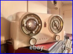 Crosley D-25 Vintage 1950s Electric Dashboard Tube Radio Clock Bakelite