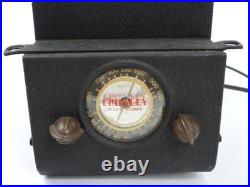 Crosley Fiver-Roamio Vintage Car Tube Radio Receiver (very clean, untested)