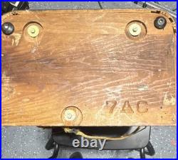 Crosley Fiver Vintage Collectible Tube Radio Wooden Cabinet 7AC 1930s-1940s